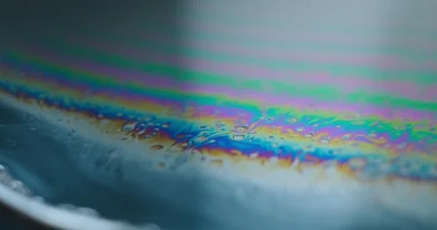 Surface of the soap film 스톡 동영상 132370143