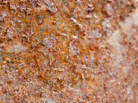 The surface of steel with rust. Stock Photos