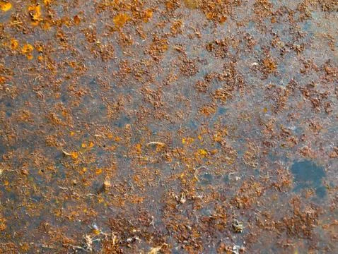 The surface of steel with rust. Stock Photos