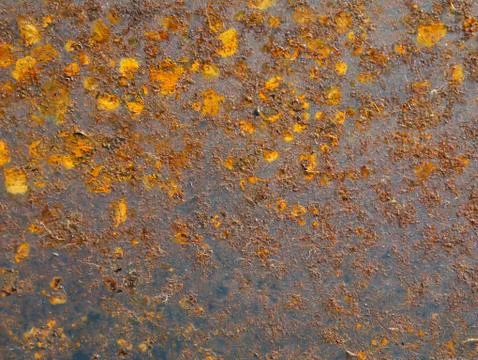 The surface of steel with rust. Stock Photos