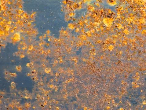 The surface of steel with rust. Stock Photos