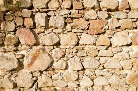 Surface of the stone wall Stock Photos