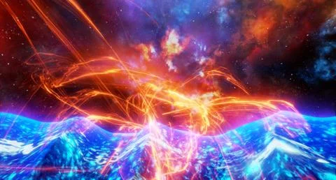 Surface of the sun イラスト素材