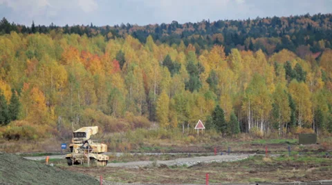 Surface-to-surface missile system Stock Footage 34203827