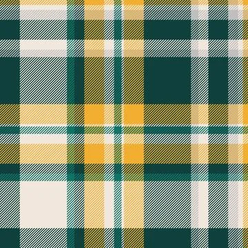 Surface tartan background vector, infant pattern fabric plaid. Wide check t.. Stock Illustration