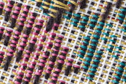 The surface of the textile Foto stock