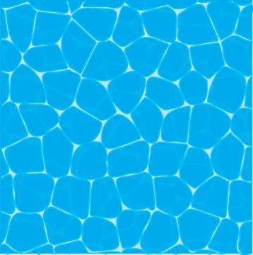 Surface texture of blue water Stock Illustration