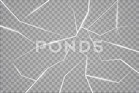 The surface texture is cracked on ice, isolated on a transparent background Stock Illustration
