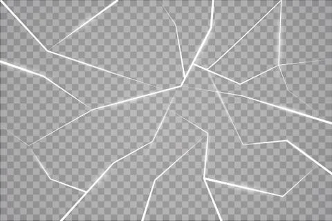 The surface texture is cracked on ice, isolated on a transparent background Stock Illustration