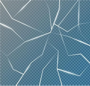 The surface texture is cracked on ice, isolated on a transparent background Stock Illustration