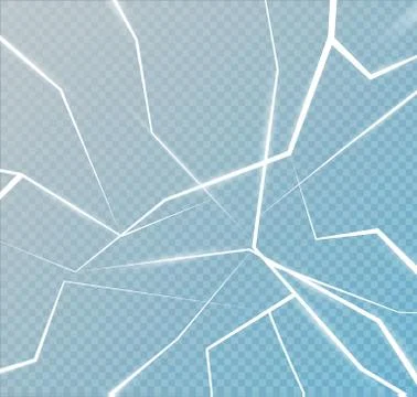 The surface texture is cracked on ice, isolated on a transparent background Stock Illustration