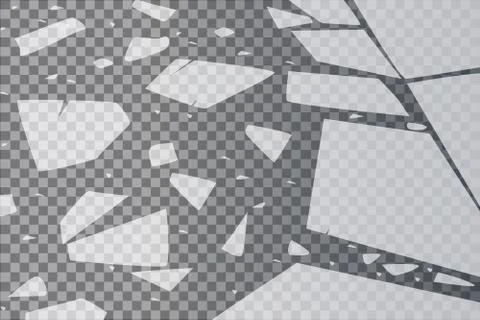 The surface texture is cracked on ice, isolated on a transparent background Stock Illustration