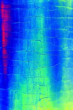 Surface texture with cracks. Lots of small cracks in the paint. Old metal w.. Illustrazione stock