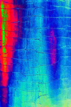 Surface texture with cracks. Lots of small cracks in the paint. Old metal w.. Illustrazione stock