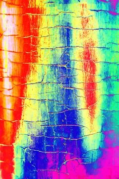 Surface texture with cracks. Lots of small cracks in the paint. Old metal w.. Stock Illustration