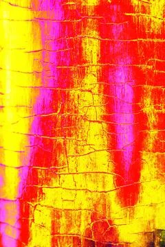 Surface texture with cracks. Lots of small cracks in the paint. Old metal w.. Illustrazione stock