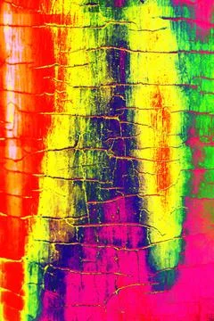 Surface texture with cracks. Lots of small cracks in the paint. Old metal w.. Stock Illustration