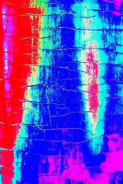 Surface texture with cracks. Lots of small cracks in the paint. Old metal w.. Illustrazione stock