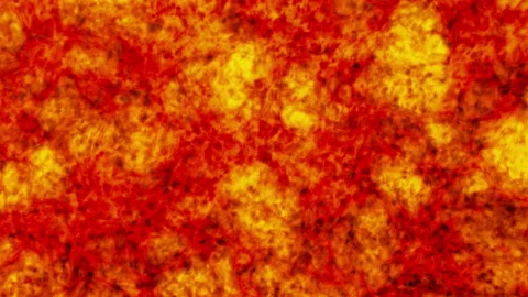 Surface texture of hot bright energy of sun solar nuclear reaction background Видео 218057154