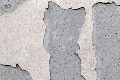 Surface texture, with large peeled structures Stock Photos