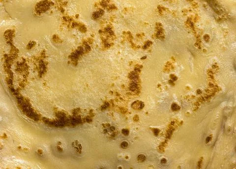 The surface texture of the pancake close up Stock Photos