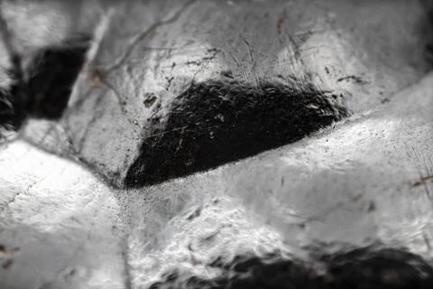 Surface texture of raw hematite mineral. Iron ore. Stock Photos