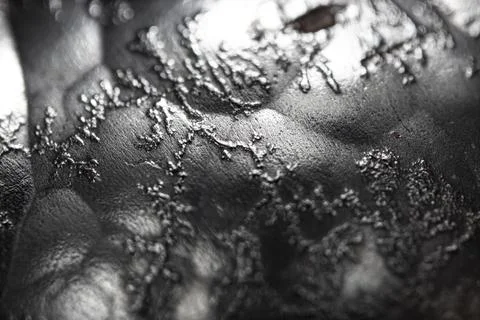 Surface texture of raw hematite mineral. Iron ore. Stock Photos