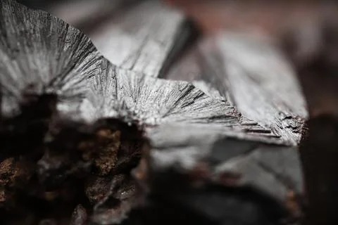 Surface texture of raw hematite mineral. Iron ore. Foto stock