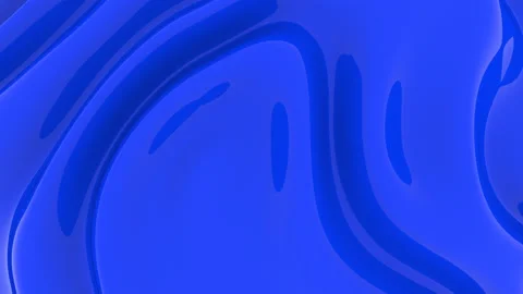 The surface of thick blue paint becomes rippled. Seamless loop. Stockbeeldmateriaal 126275294