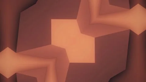 Surface of transforming orange layers. 3d rendering. loop animation 4K Stock Footage 260706869