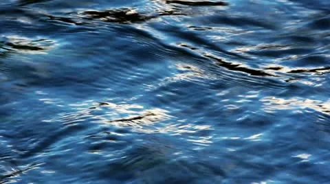 Surface of water in the creek Stock Footage 20457078
