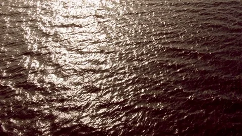 Surface of the water at dawn Vídeo Stock 79733244