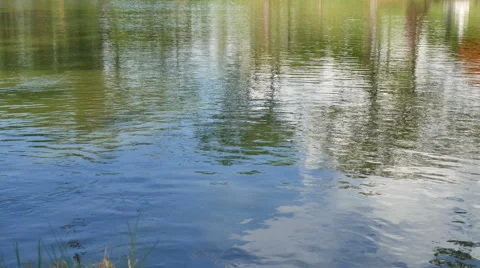The surface of the water Stock Footage 68797511
