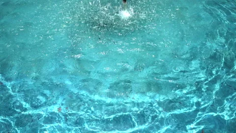 Surface of Water Fountain Texture Stock Footage 336438161