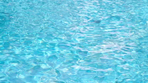 The surface of the water pool during day time Stock Footage 336234950
