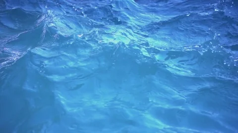 Surface of Water With Waves Stock Footage 79085313
