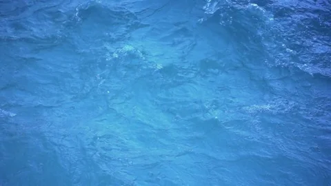Surface of Water With Waves Stock Footage 79085322