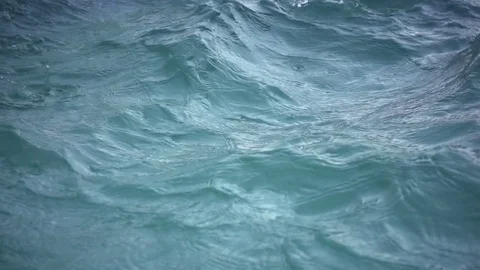 Surface of Water With Waves Stock Footage 79087472