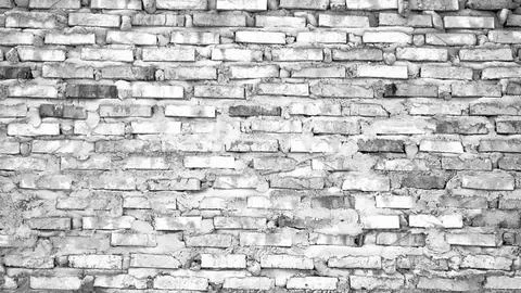 Surface of white and grey brick wall. Abstract pattern of brick wall Stock Illustration