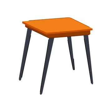 Surface wood table cartoon vector illustration Stock Illustration
