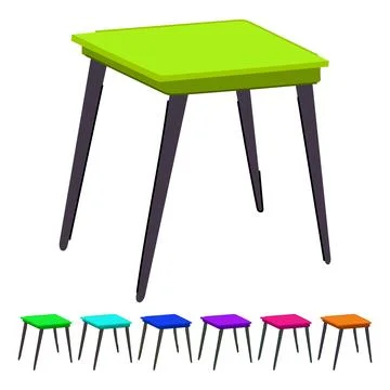 Surface wood table vector cartoon graphic Illustrazione stock
