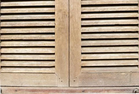 The surface of wooden window for background Stock Photos