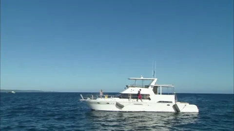 The surface on the yacht Stock Footage 235264748