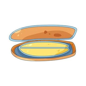 Surfboard bag Stock Illustration