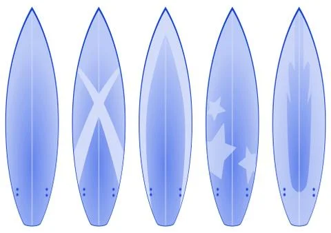 Surfboard Designs Foto stock