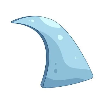 Surfboard fin 스톡 일러스트