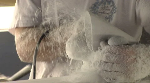 Surfboard hand shaping 2 Vídeos de archivo 883316