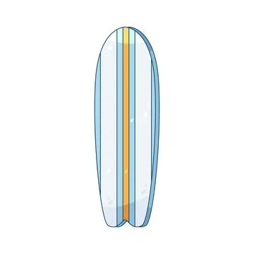 Surfboard Stock Illustration