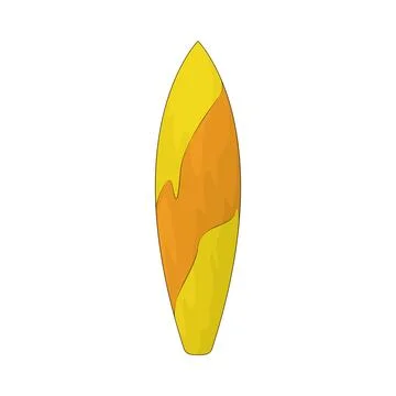 Surfboard illustration Stock Illustration