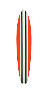 Surfboard isolated 스톡 사진